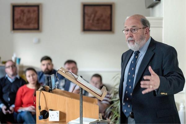 NT Wright teaching in the Lower Common Room