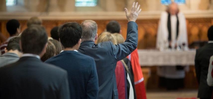 Service at Wycliffe Hall chapel