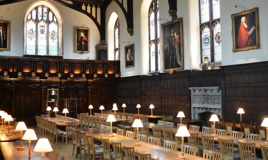 Magdalen college dining hall