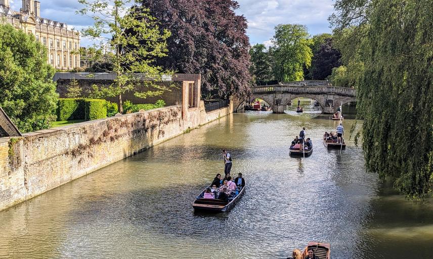 Punting in Cambridge