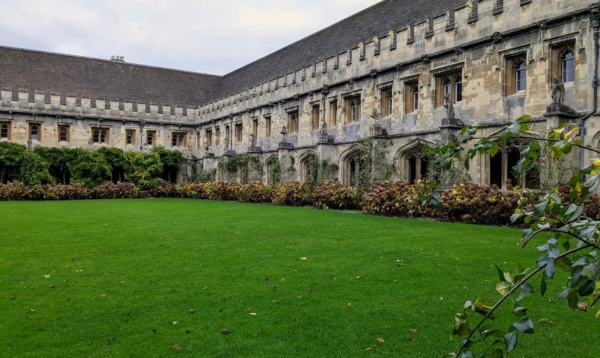 Magdalen college cloisters