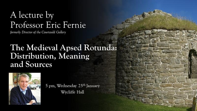 Public Lecture by Professor Eric Fernie WYCLIFFE HALL