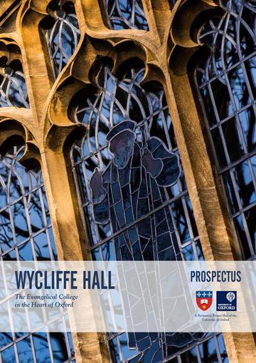 Wycliffe Hall Prospectus cover 2018