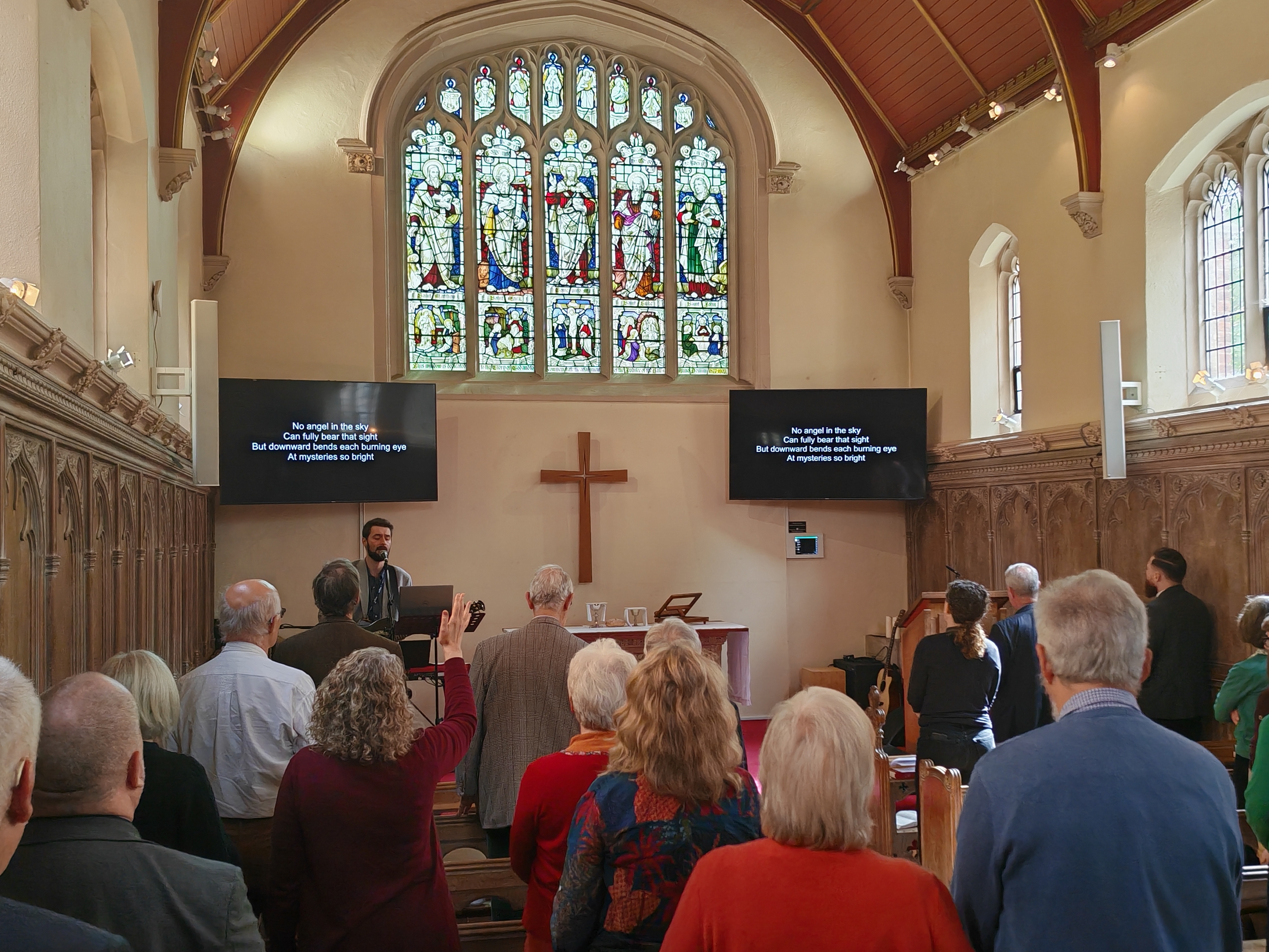 Worship in chapel with Chris Blakey