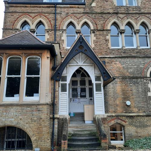 library front door