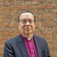 Philip Mounstephen in his purple Bishop's robes