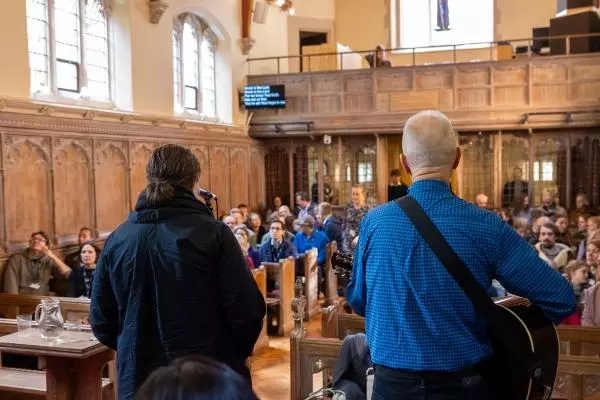 Worship in chapel
