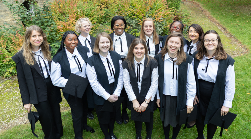 female ordinands at mitriculation